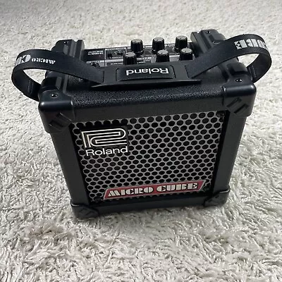 ROLAND MICRO CUBE 2 Watt Black Battery Powered Guitar Amp/ No Power Adapter • $99.99