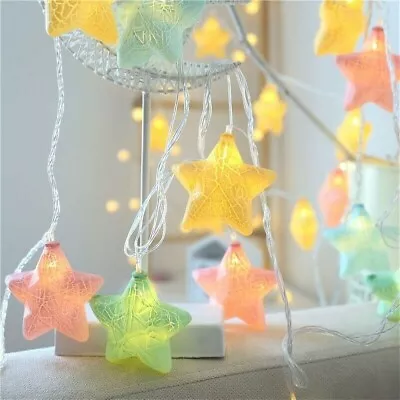 LED Star Lights String Lamp Fairy Wedding Christmas Tree Party Crafts Home Decor • $10.68