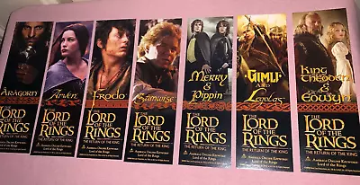 7 Return Of The King Bookmarks 2-Sided - The Lord Of The Rings By JRR Tolkien • £5.77