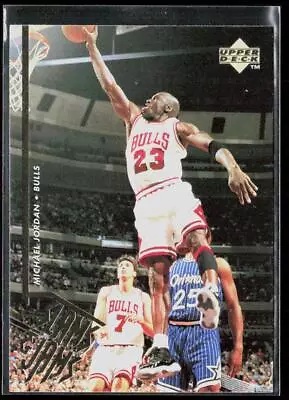 1995-96 Upper Deck #352 Michael Jordan Chicago Bulls Electric Court • $14.99