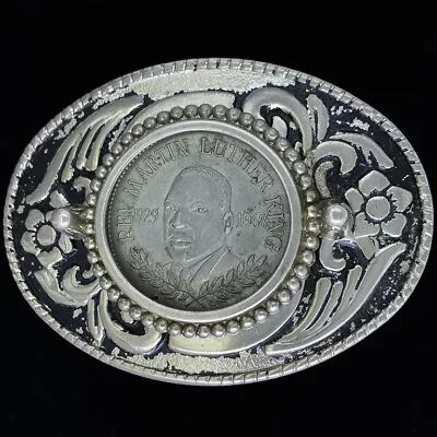 Martin Luther King MLK Memorial Commemorative Coin Western Vintage Belt Buckle • $45