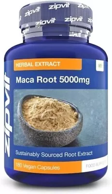 £12.80 • Buy Maca Root Ginseng & Black Pepper 5000mg - 180 Vegan Capsules 6 Month Supply
