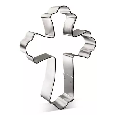 Fancy Cross 5'' Cookie Cutter Metal • $2.66