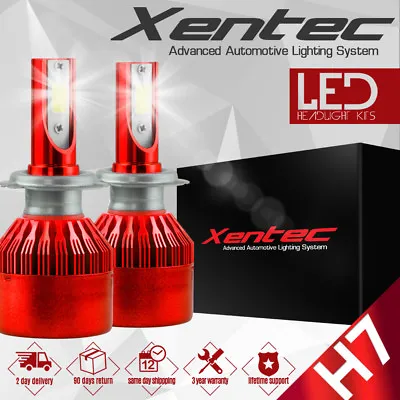 XENTEC LED HID Headlight Kit H7 White For Mercedes-Benz C220 1997-1997 • $23.99