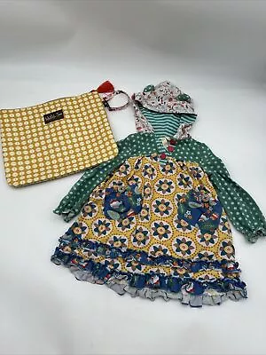 18-24 Months Matilda Jane Dress W/Hood And Yellow Matilda Jane Bag Super Cute! • $13.50