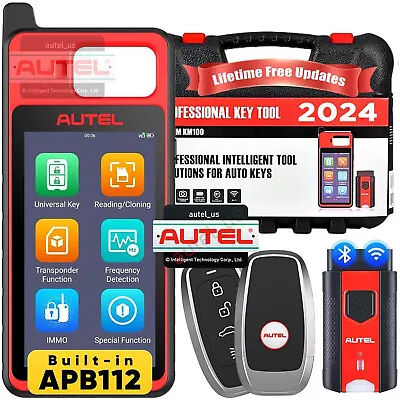 Autel MaxiIM KM100 KM100X IMMO Key Fob Programmer Immobilizer Tool Key Creation  • $470