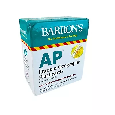 Barron's AP Ser.: AP Human Geography Flashcards By Peter S. Alagona And Meredith • $11.20