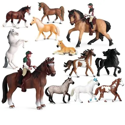 £10.64 • Buy Model Horse Series Accessories Bagged DIY Educational Toys Simulation ABS
