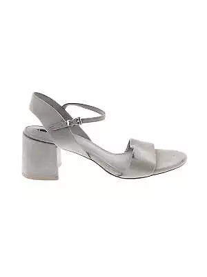 Zara Basic Women Gray Sandals 41 Eur • $23.74