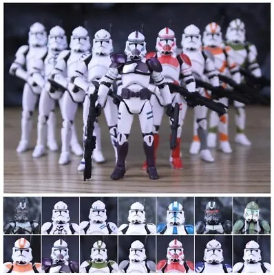 Lot Of 5 Star Wars 501st 442nd Utapau Shock Razor BMF Clone Trooper 3.75  Figure • $20.99