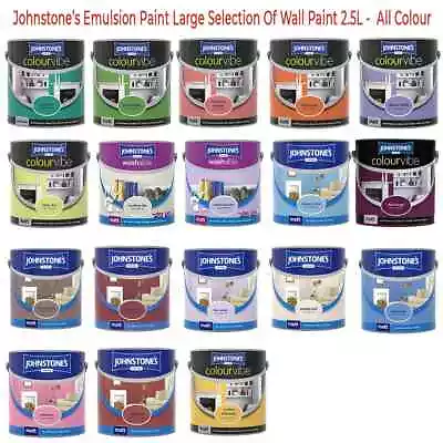 Johnstone's Wall & Ceiling Paint 5L Matt Emulsion Smooth Finish Tin All Colors • £10.90