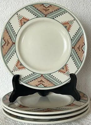 Bread Plates Mikasa Intaglio Santa Fe Set Of 4 American Southwest Culture Aztec • $39