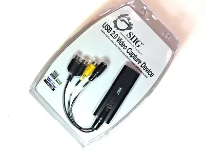 SIIG USB 2.0 Video Capture Device Record From VCR To DVD • $10