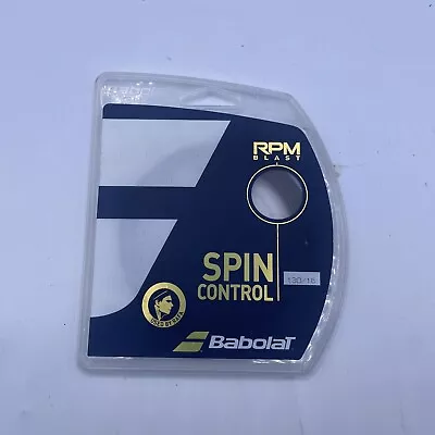 New Babolat Rpm Blast Spin Conrol 16g 130 Tennis Racquet String 12m 40' • $17.99