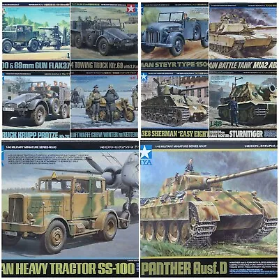 Tamiya 1/48 Military Vehicles Figures New Plastic Model Kit 1 48 Mr Models • £21.95