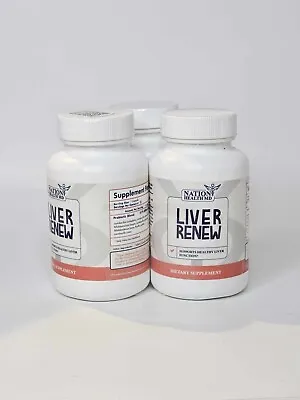 3 Bottles (30 Count) Nation Health MD Liver Renew Formula With Artichoke Extract • $89.90