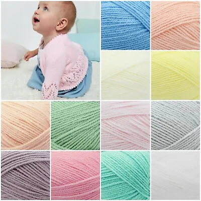 Pastel Stylecraft SPECIAL DK Nursery Colours Acrylic Knitting Yarn Wool 100g • £3.65