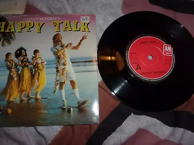 Happy Talk By Captain Sensible 7  Vinyl • £3