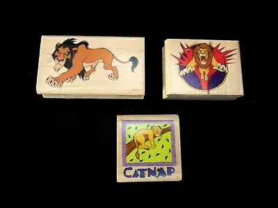 Walt Disney Co.  Lion King Rubber Stamps (A480-DA459-EA472-C) Rubber Stampede3 • $21.50