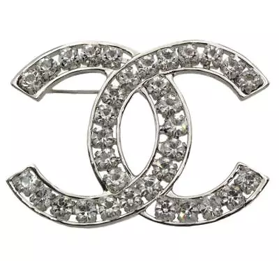 Chanel Coco Mark Rhinestone Brooch B23A Ladies' Fashion Accessories • $1694.38