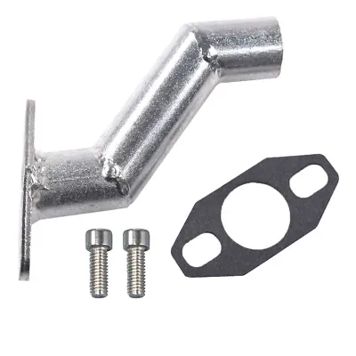 32-40mm Silver Offset Intake Manifold W/Gasket For 49cc 66cc 80cc Motorized Bike • $8.99