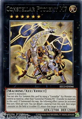 KICO-EN046 Constellar Ptolemy M7 Rare 1st Edition Mint YuGiOh Card • $1.23