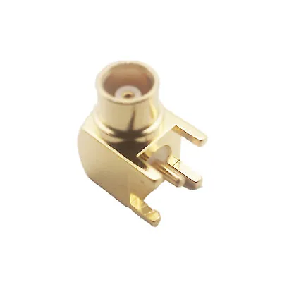 10x MCX Female Jack Right Angled Thru Hole PCB Mount Solder Coaxial RF Connector • $6.99