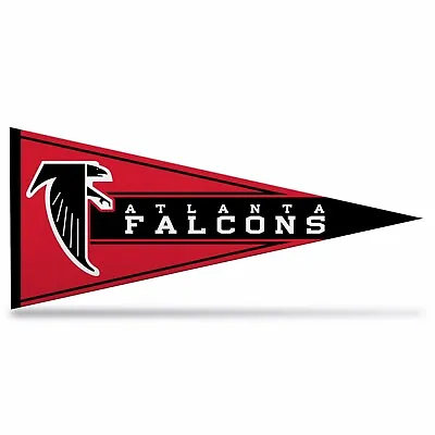 Atlanta Falcons NFL Mini Pennant 9X4 Inch Soft Felt Made In USA • $2.99