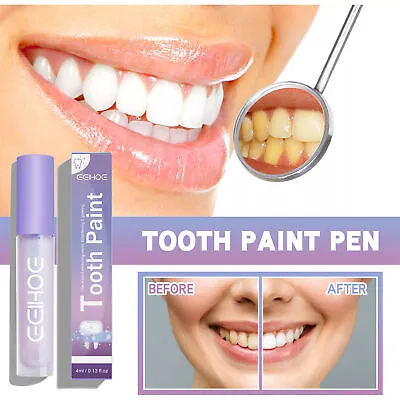 $10.31 • Buy 4ml Tooth Gloss Teeth Whitening Pen Cleaning Essence Gel Instant Stain Removal