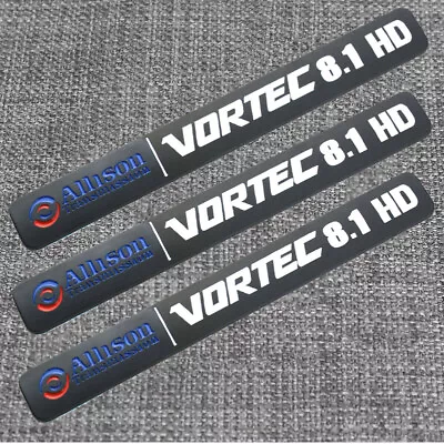 For Allison Transmission Vortec 8.1HD Emblem Badge 3D White -3X • $19.99