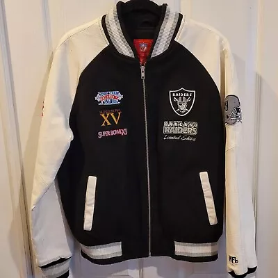 Rare Oakland Raiders 1981 Super Bowl Jacket Women's Large Superbowl XV NFL • $300