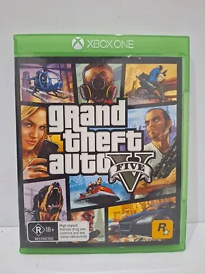 Grand Theft Auto V (Xbox One 2014) With Map & Manual  • $19.44