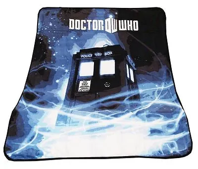 $24.95 • Buy 1 NEW  Doctor Who Throw Blanket - TARDIS Gallifrey Fleece - 50  X 60 
