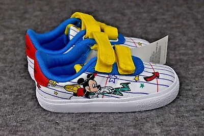 Adidas Vulc Raid3r Mickey Mouse Disney INFANTS Skateboard Shoes Sz 5.5K Gy8005 • $29.99