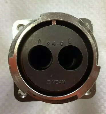 NOB VEAM 2-Plug Terminal Circular Connector FRCIR00RFF24-9S-F80-VO-98-D627  • $14.99