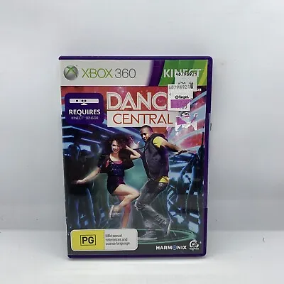 DANCE CENTRAL  - XBOX 360 KINECT Game In Case With Booklet • $13.90