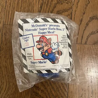 Nintendo Super Mario Bros. 3 McDonald's Happy Meal Toy Vintage 1989 Under 3 NEW • $8.99
