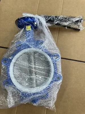 8” Butterfly Valve Lug Teflon Seat Stainless Steel CF8M Disc ANSI 150 Connection • $350