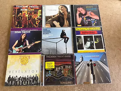 Set Of 9 Derek Trucks Susan Tedeschi CDs -  Songlines Already Free Live Etc • $74.99