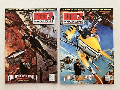 2 X 007 MAGAZINE Issue 35 & 36 - YOU ONLY LIVE TWICE SPECIALS - James Bond 1999 • £19.99