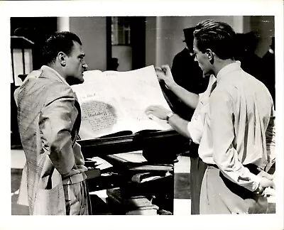KC6 Original Photo MIKE TODD JR Director On Film Set Looking At Props Decoration • $20