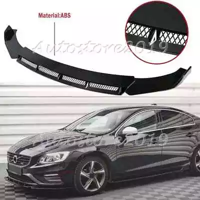 For Volvo S40 S60 V40 V60 V70 Glossy Front Bumper Lip Spoiler Splitter Body Kit • $55.95