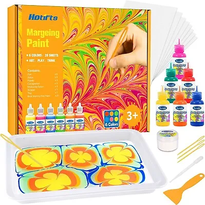 £13.99 • Buy Toys For 4 5 6 7 8 Year Old Girls Boys, Marbling Art Paint Craft Kits