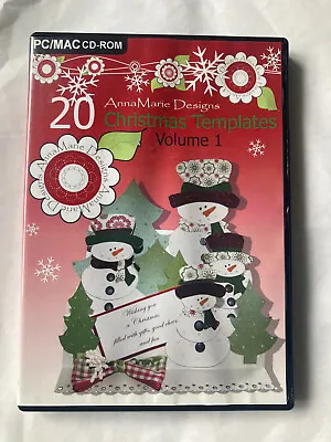 £3.50 • Buy Anna Marie Designs - 20 Christmas Templates - Vol 1 PC/MAC CD-ROM