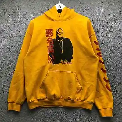 Notorious BIG Biggie Sweatshirt Men's L Music Brooklyn New York Graphic Yellow • $27.99