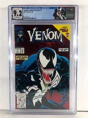 Venom Lethal Protector 1 - 1st Venom Solo Title - Custom Label - CGC Graded 9.2 • $64.99