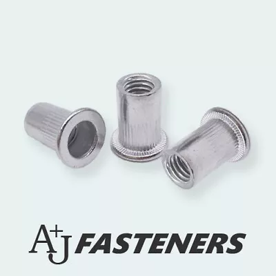 £2.74 • Buy Rivnuts Steel Open Threaded Rivet Nut Nutsert Bzp M3 M4 M5 M6 M8 M10 M12 Blind