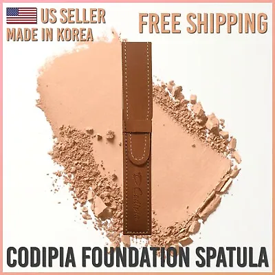 CODIPIA Korean Stainless Steel Makeup Mixing Liquid Foundation Spatula With Case • $8.99