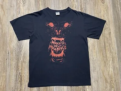 Mindless Self Indulgence If Album Medium Black T Shirt Wolf Band Tee 2008 • $104.99