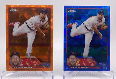 2023 Topps Sapphire Michael Wacha Orange #20/25 & Sapphire Refractor Red Sox • $29.99